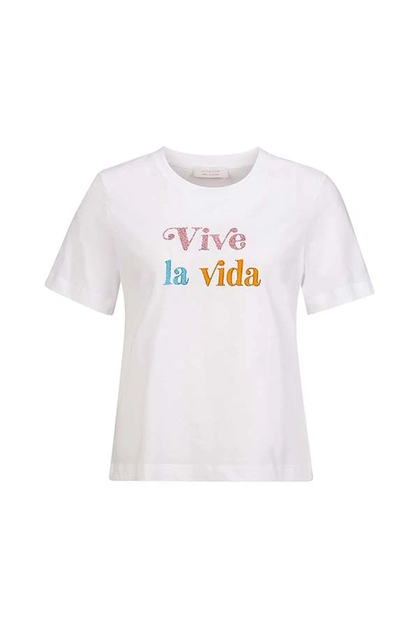 T-Shirt with placed print organic