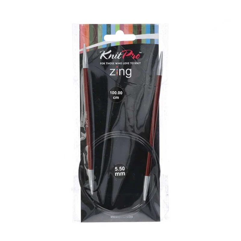 KnitPro Zing Rundstricknadeln 100 cm, 5,50 mm