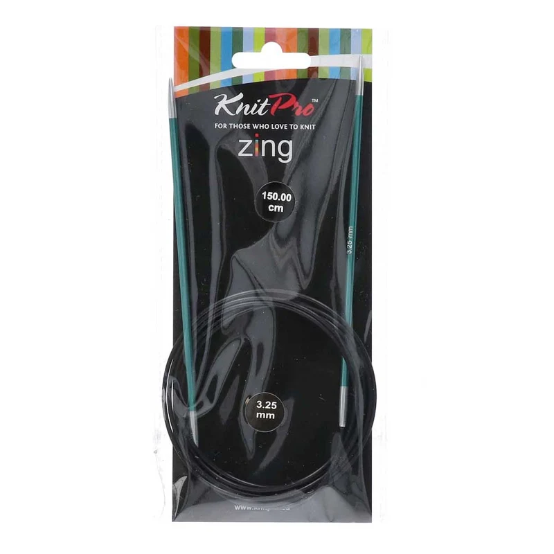 KnitPro Zing Rundstricknadeln 150 cm, 3,25 mm