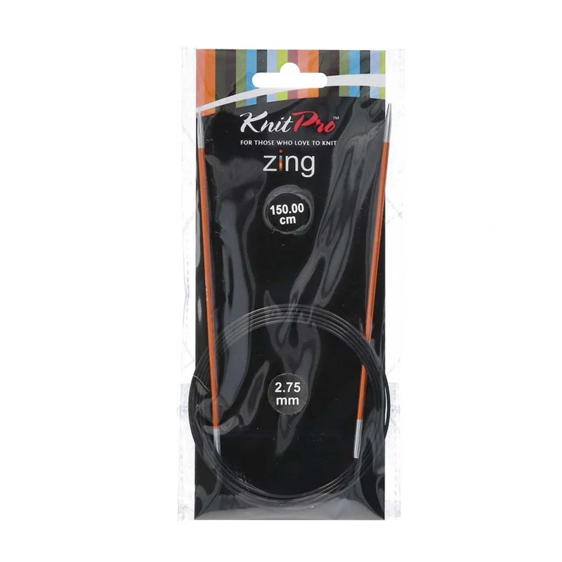 KnitPro Zing Rundstricknadeln 150 cm, 2,75 mm