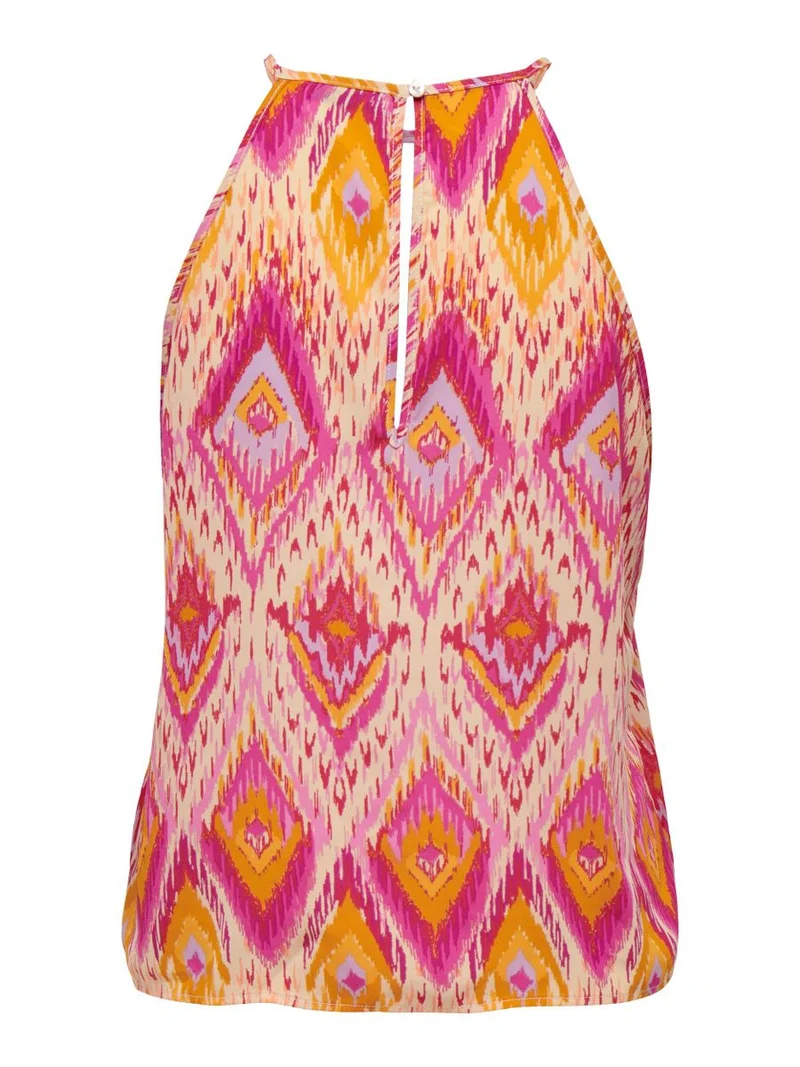ONLALMA LIFE VIS S/L KEYHOLE TOP AOP