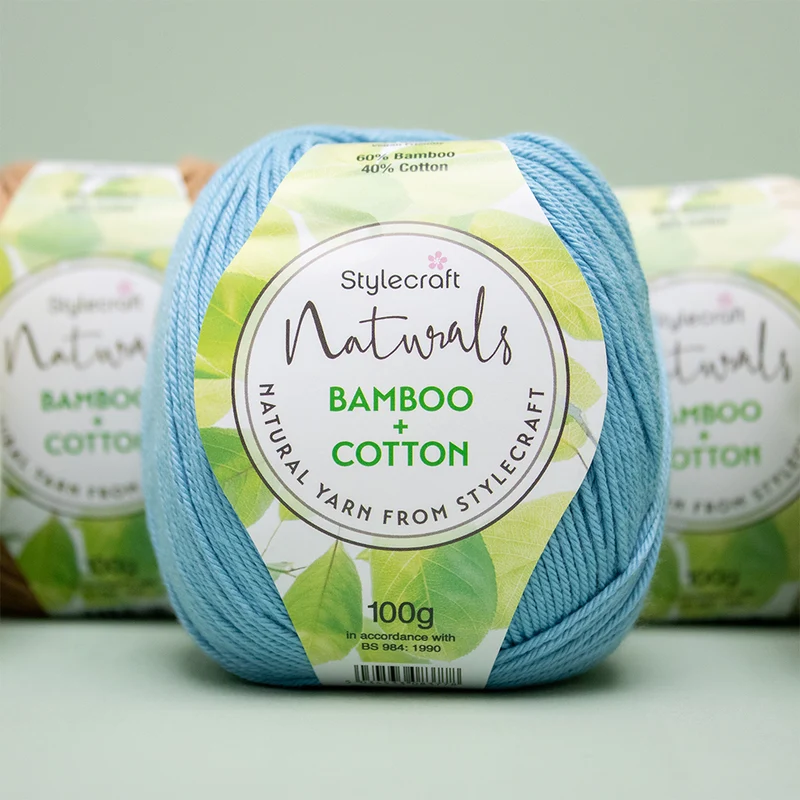 Stylecraft Naturals – Bamboo + Cotton DK 7164 Bluestone