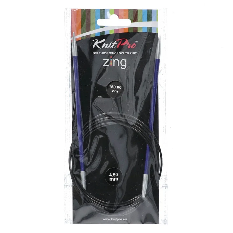 KnitPro Zing Rundstricknadeln 150 cm, 4,50 mm