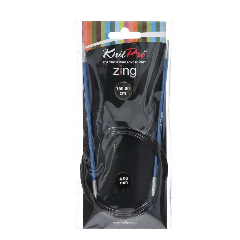 KnitPro Zing Rundstricknadeln 150 cm, 4,00 mm