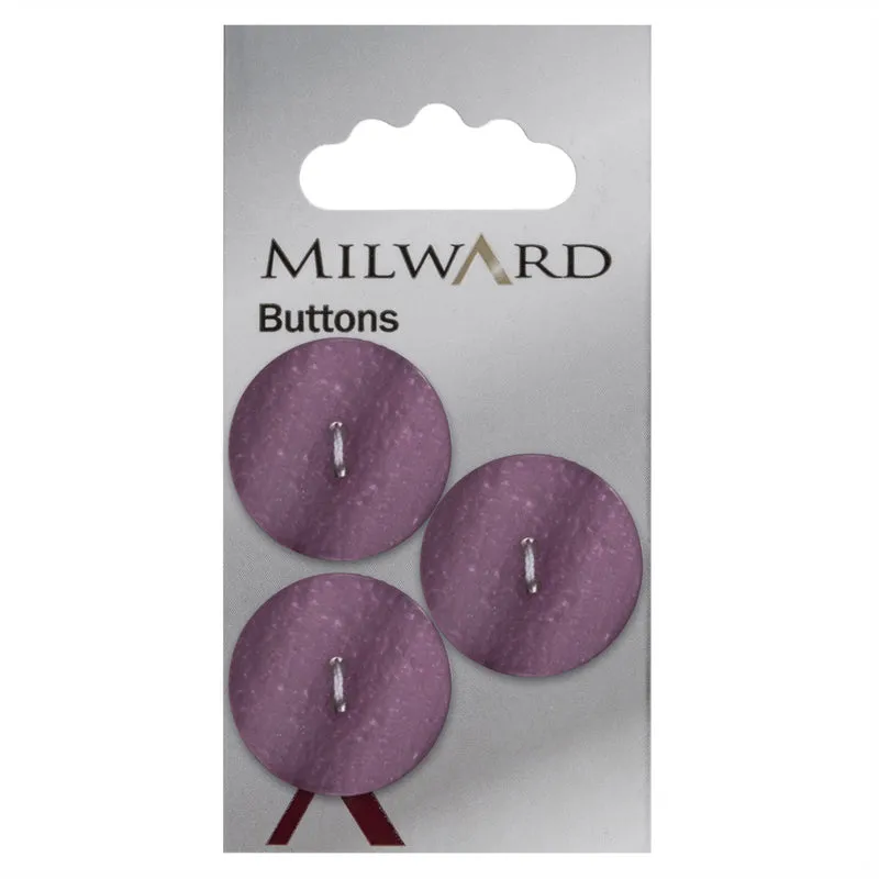 Milward Hellwellig-Knopf, lila, 22 mm (3 Stück)