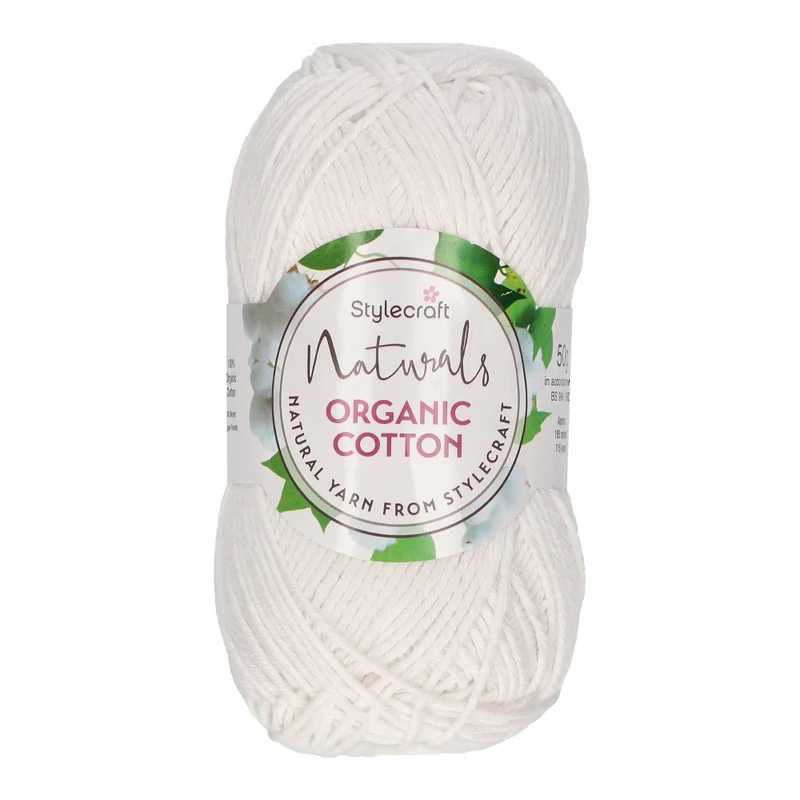 Stylecraft Naturals – Bio-Baumwolle DK 7168 Gypsum