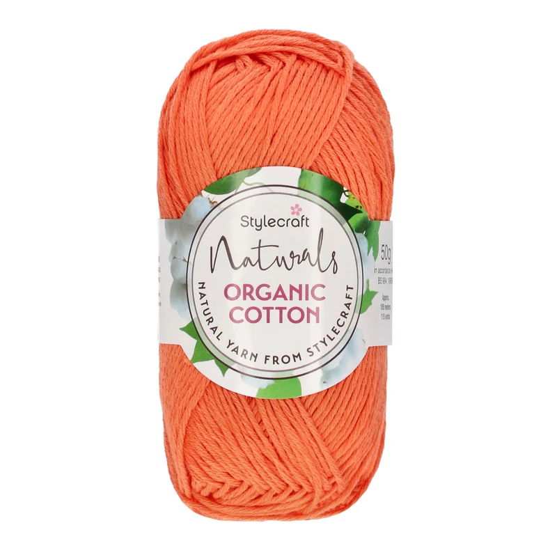 Stylecraft Naturals – Bio-Baumwolle DK 7181 Carrot