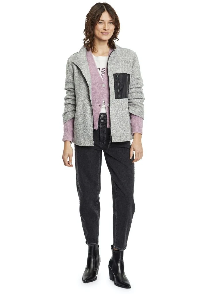 Casual-Strickjacke