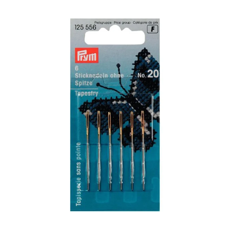 Prym Sticknadeln ohne Spitze, Stahl, Nr. 20