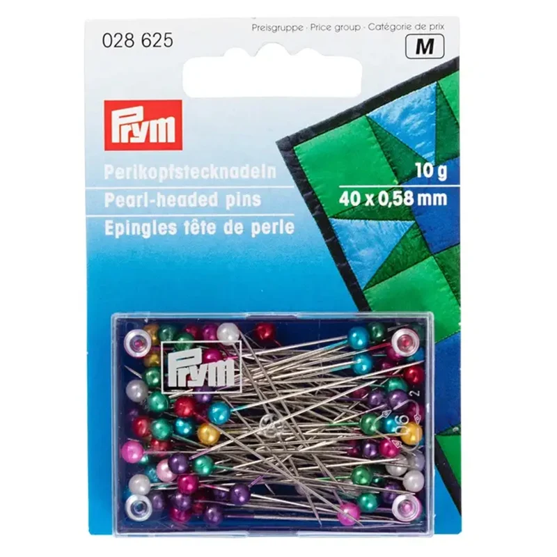 Prym Perlenkopfnadeln aus gehärtetem Stahl