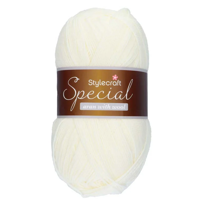Stylecraft Special Aran mit Wolle 3366 Weiß