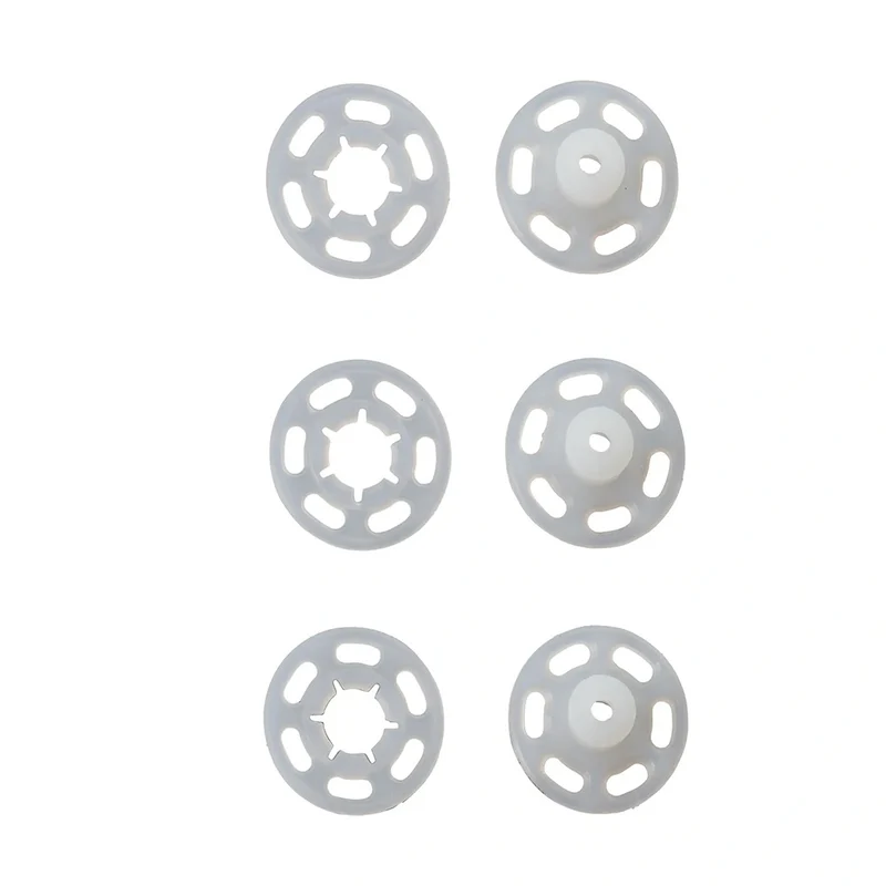 Prym Aufnäh-Druckknöpfe, rund, transparent, 21 mm