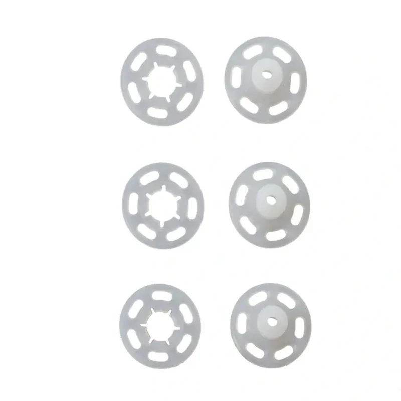 Prym Aufnäh-Druckknöpfe, rund, transparent, 15 mm
