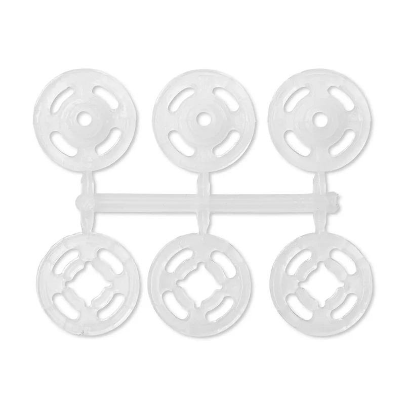 Prym Aufnäh-Druckknöpfe, rund, transparent, 13 mm