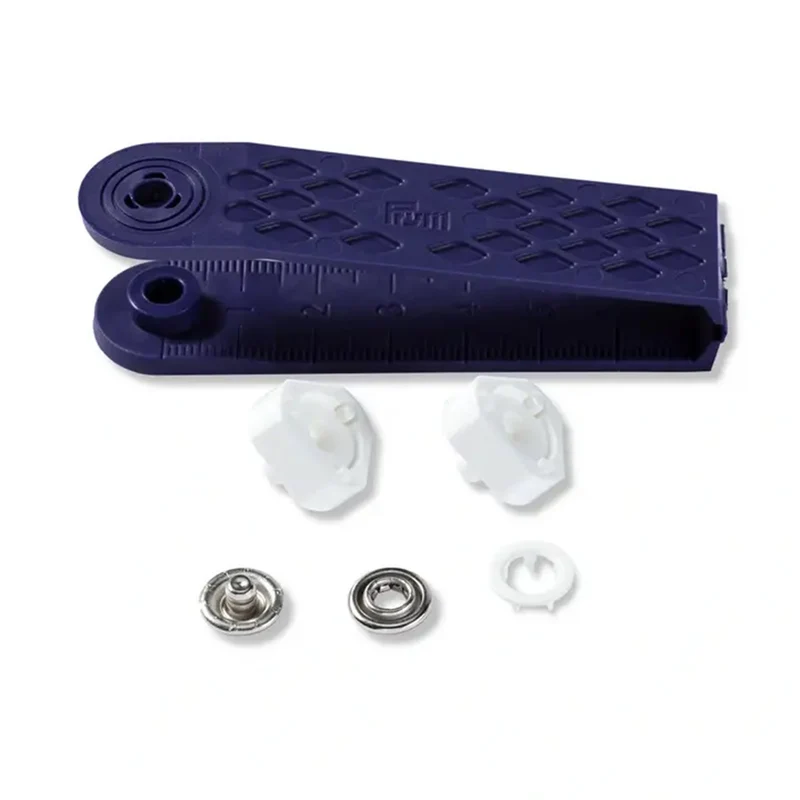 Prym Nahtlose Druckknöpfe Jersey Zahnring 10 mm 02 Weiß