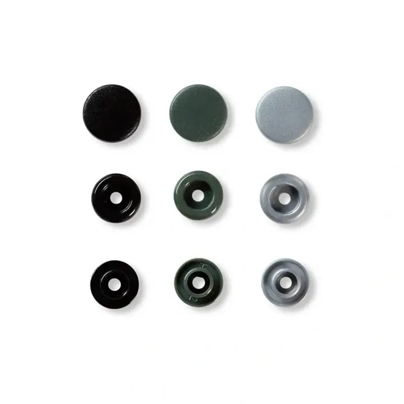 Prym Love Color Druckknopf 12,4 mm 01 Grau