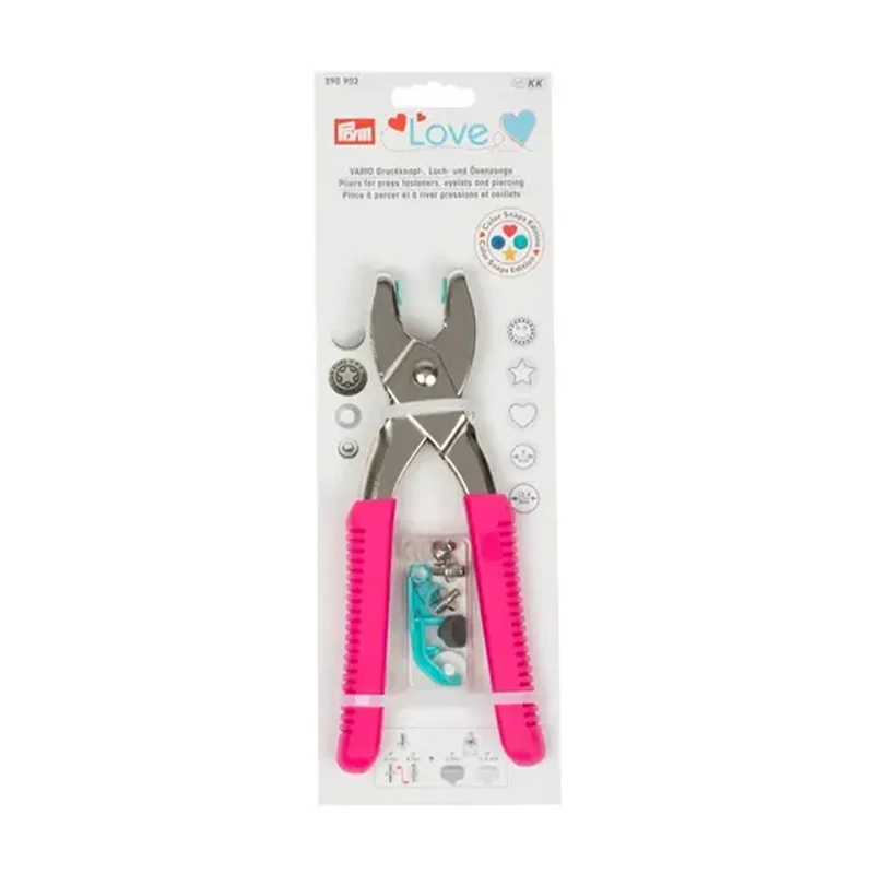 Prym Love Vario-Zange + Werkzeug für Color Snaps in Fuchsia