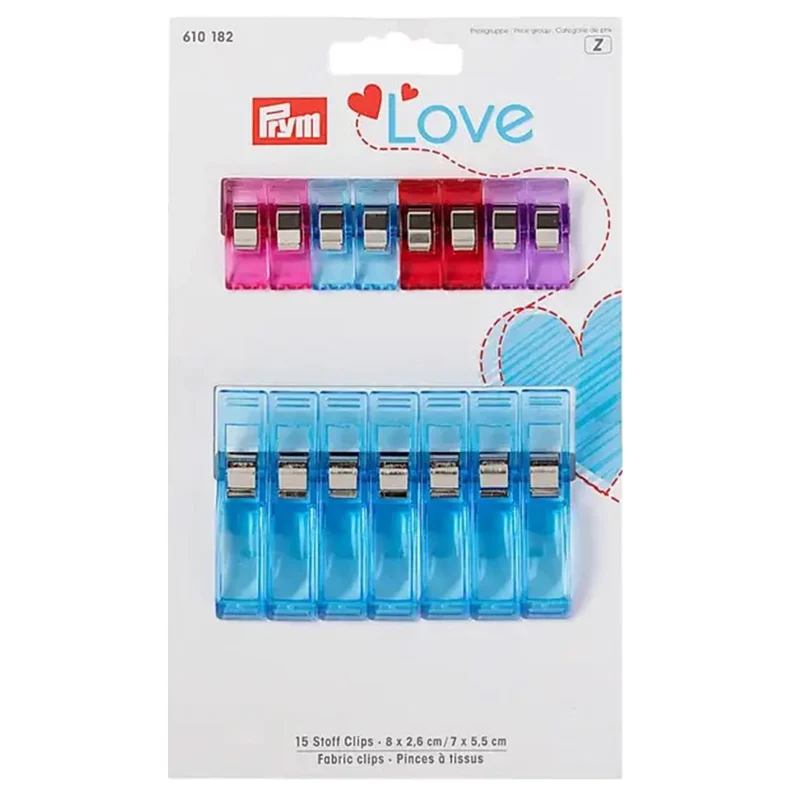 Prym Love Stoffklammern 2,6 + 5,5 cm