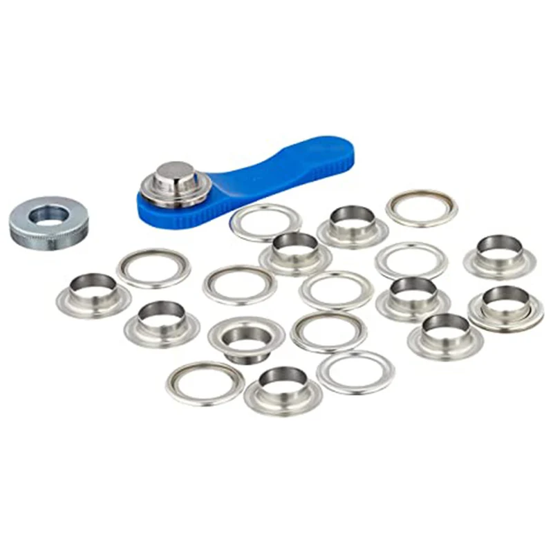 Prym Ringe mit Scheiben, Silber, 14 mm