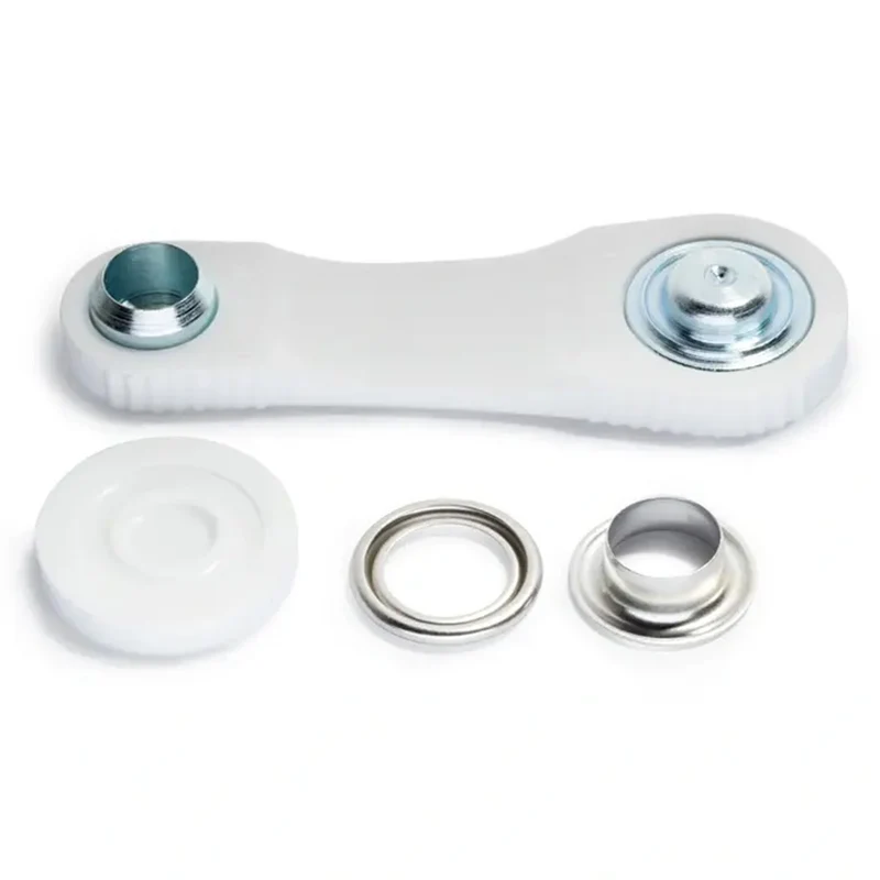Prym Ringe mit Scheiben, Silber, 11 mm