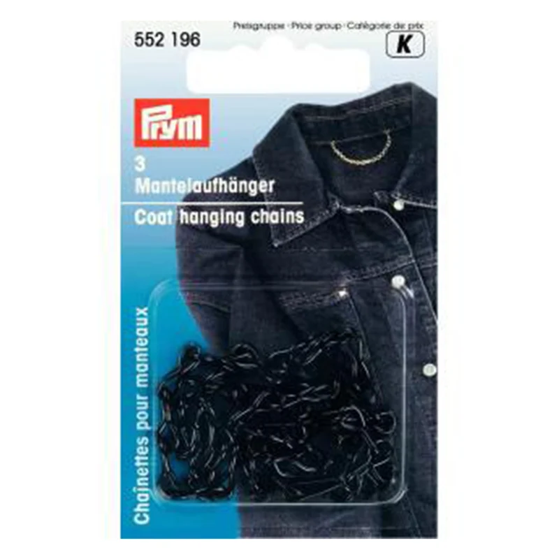 Prym Mantelaufhänger aus Eisen 02 Schwarz