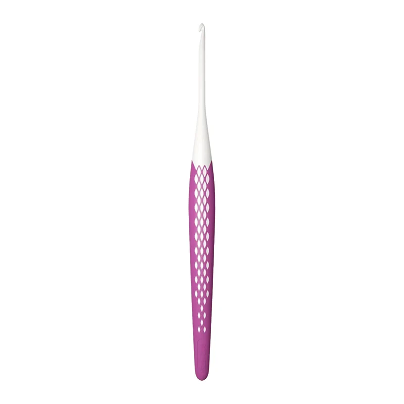 Prym Häkelnadel, ergonomisch, 16 cm, 3,0 mm, Fuchsia