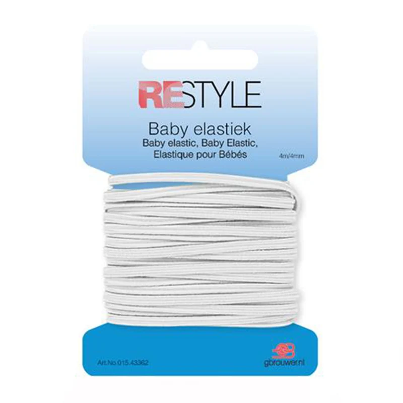 Restyle Baby-Gummiband 4 mm x 4 Meter