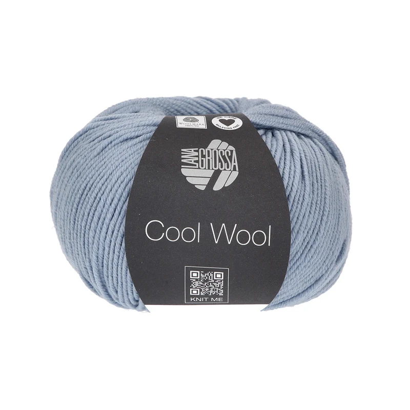 Lana Grossa Cool Wool 2102 Grau-Blau