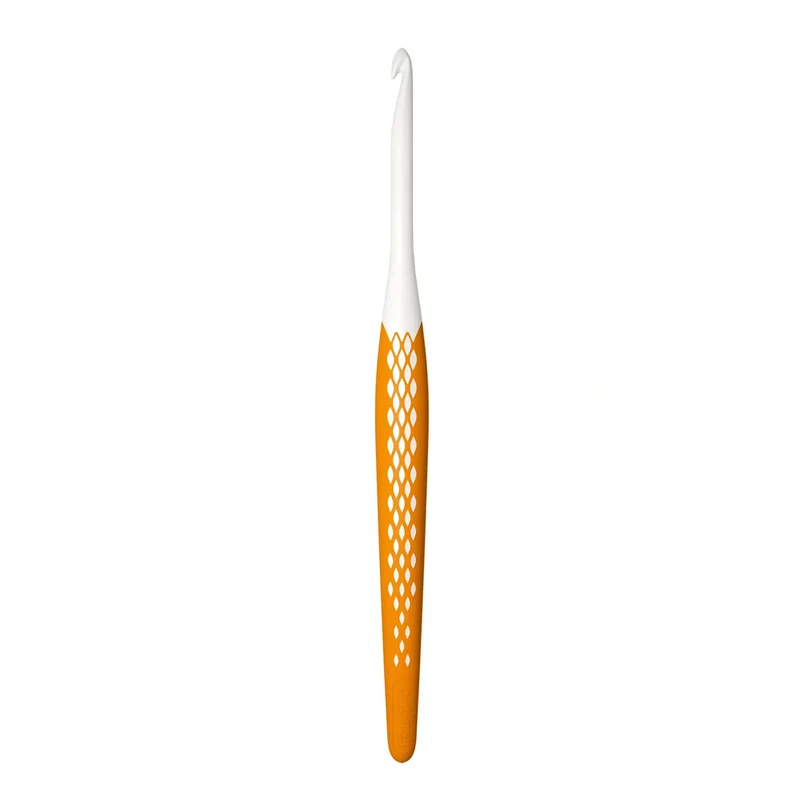 Prym Häkelnadel, ergonomisch, 16 cm, 5,0 mm, Honig