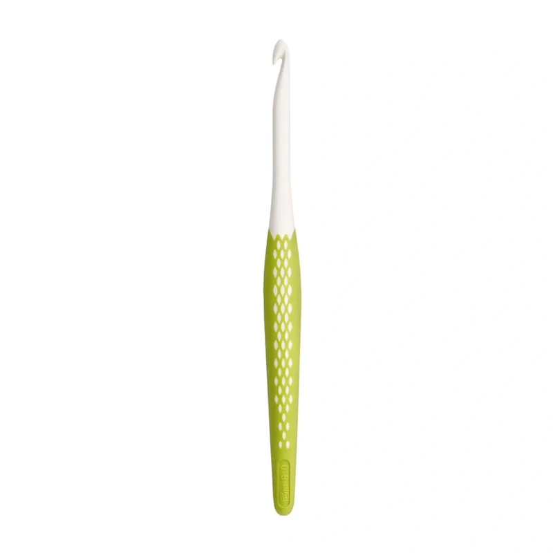 Prym Häkelnadel, ergonomisch, 17 cm, 6,00 mm, limettengrün