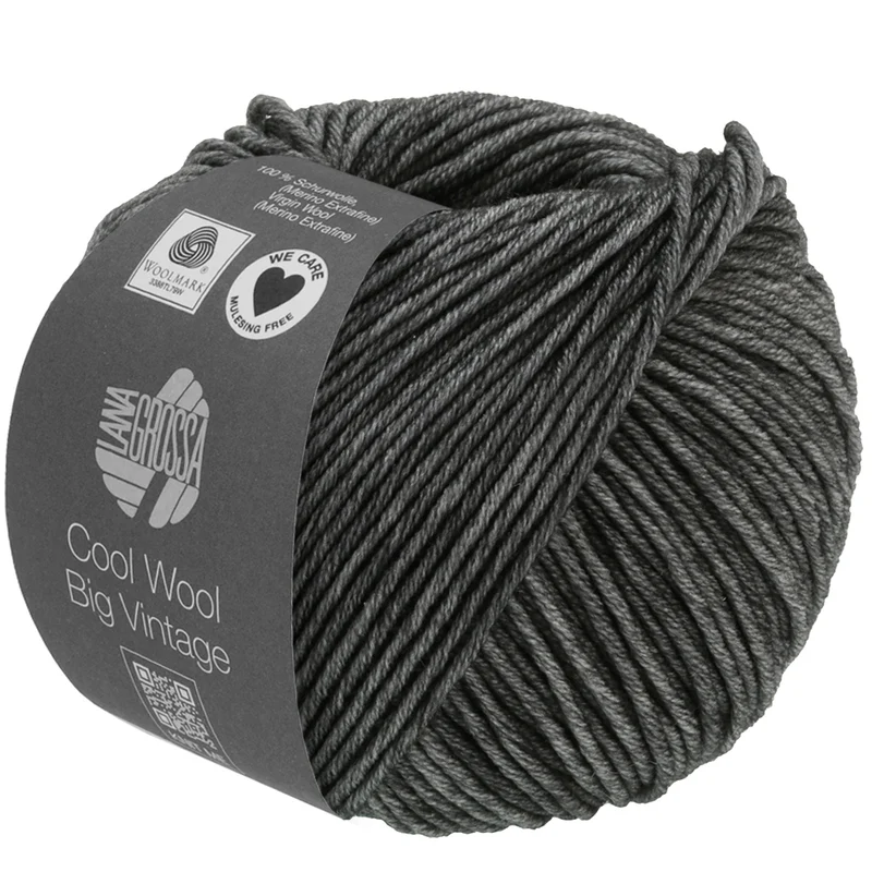 Lana Grossa Cool Wool Vintage Big 7170 Anthrazit