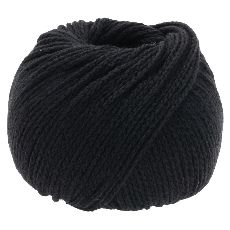 Lana Grossa Cool Merino Uni 014 Schwarz