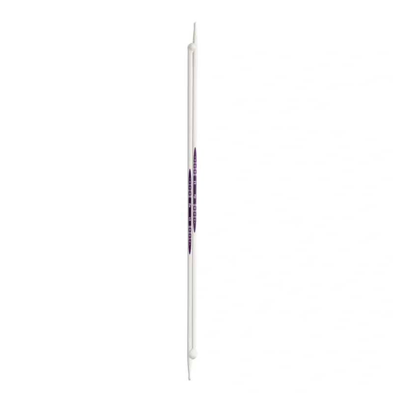 Prym Stricknadeln mit Knopf „Ergonomics“, 40 cm, 6,00 mm