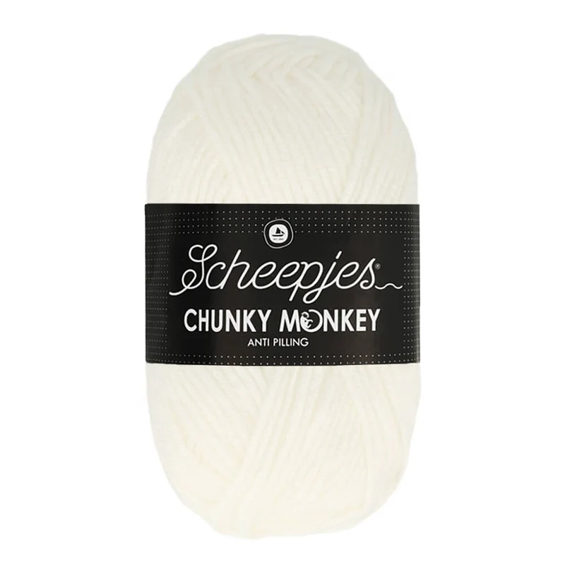 Scheepjes Chunky Monkey 1001 Weiß