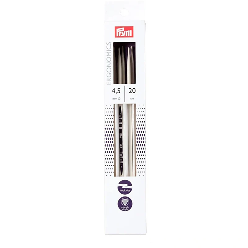 Prym Strumpfstricknadeln, ergonomisch, 20 cm, 4,50 mm