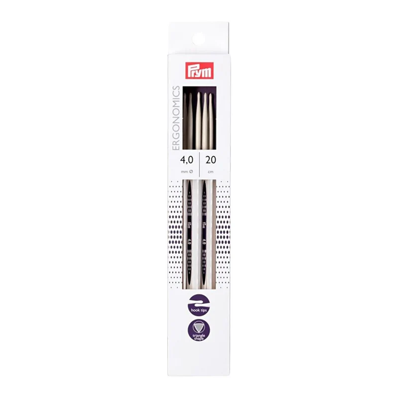 Prym Strumpfstricknadeln, ergonomisch, 20 cm, 4,00 mm