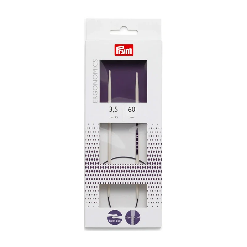 Prym Rundstricknadel, ergonomisch, 60 cm, 3,50 mm