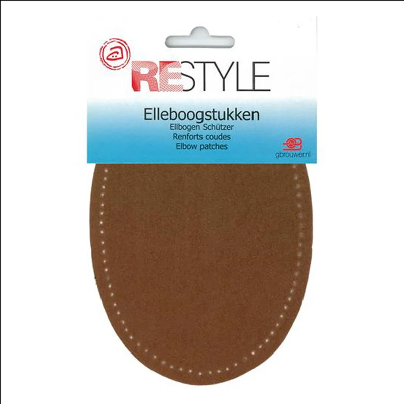 Restyle-Ellbogenschoner aus Suèdine, 14 cm x 9,5 cm, zum Aufbügeln, 932