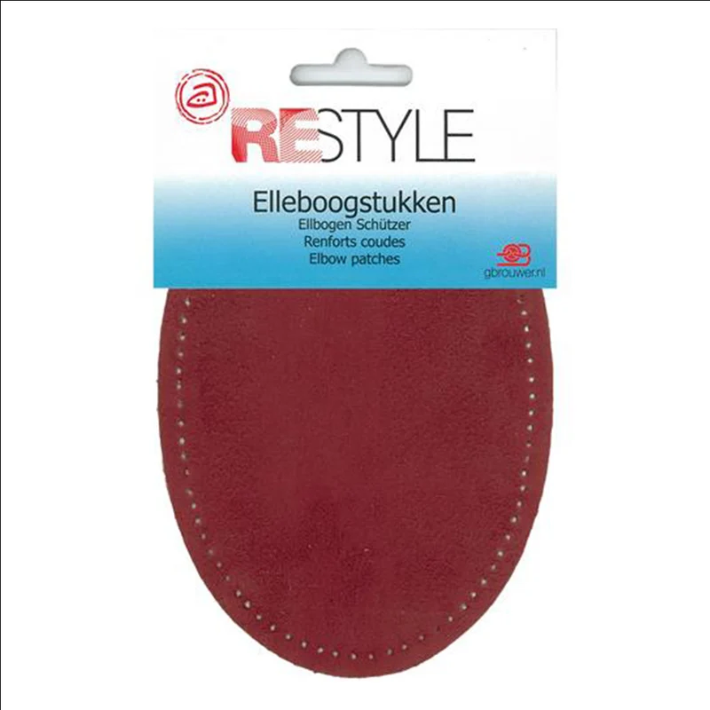 Restyle-Ellbogenschoner aus Suèdine, 14 cm x 9,5 cm, zum Aufbügeln, 763
