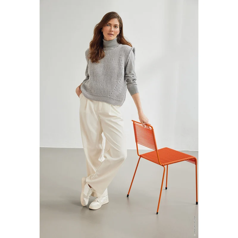 Lana Grossa Merino Uno 065 Tintenblau