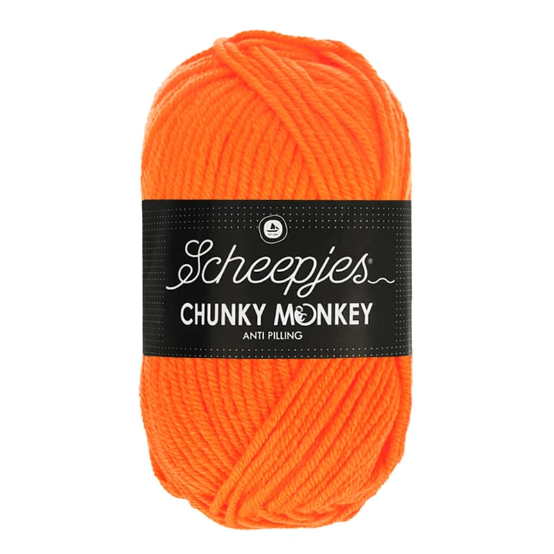 Scheepjes Chunky Monkey 1256 Neonorange