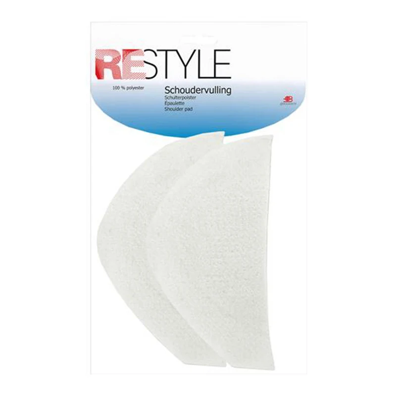 Restyle Schulterpolster, Mantelpolster, 15 mm dick, 009, Weiß