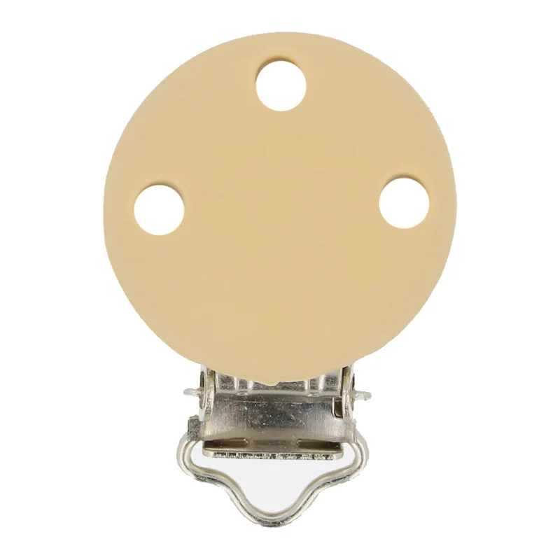 Opry Silikon-Schnullerhalter, beige, 29,5 × 42,7 mm