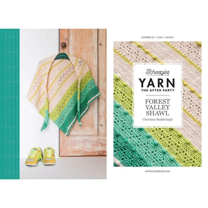 Yarn the Afterparty Nr. 23: Häkelanleitung für den „Forest Valley Shawl“