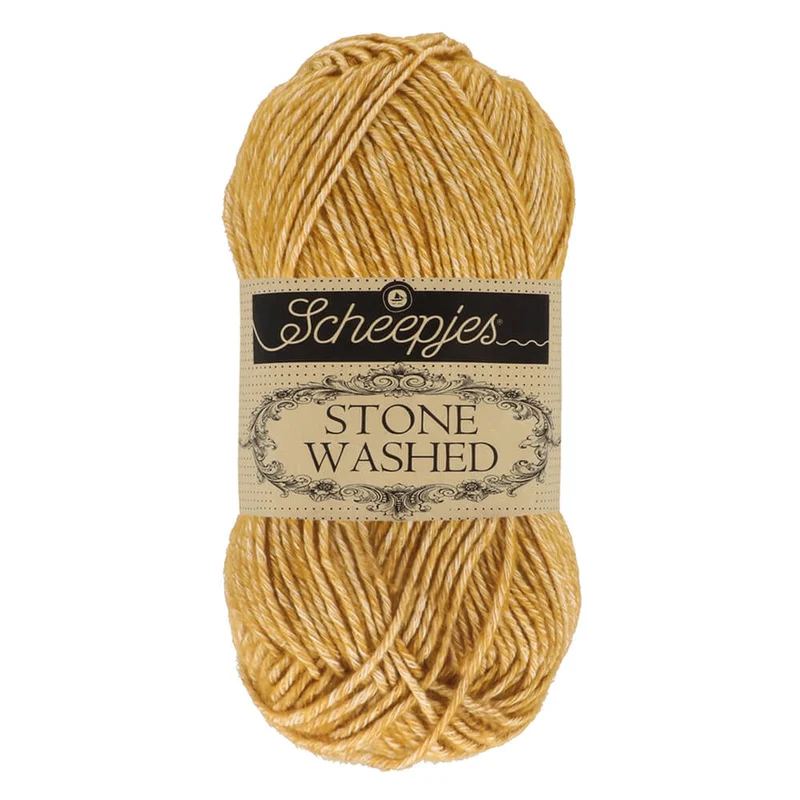 Scheepjes Stone Washed 809 Yellow Jasper