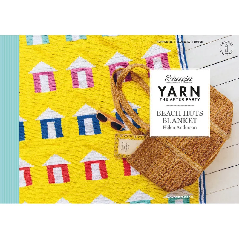 Yarn the Afterparty Nr. 135: Häkelanleitung für eine Strandhütten-Decke