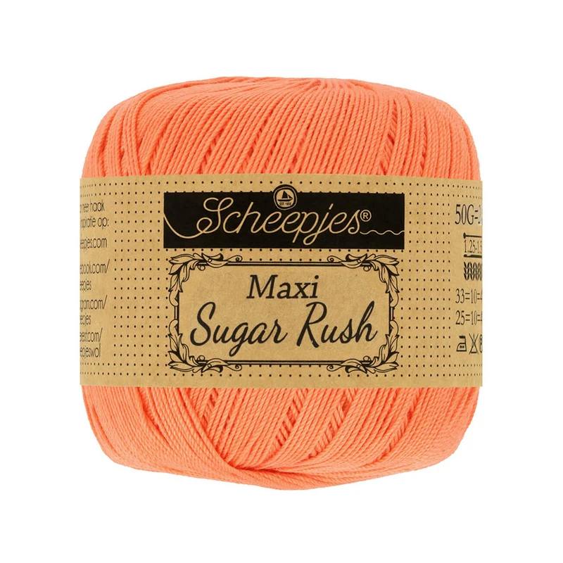 Scheepjes Maxi Sugar Rush 410 Rich Coral