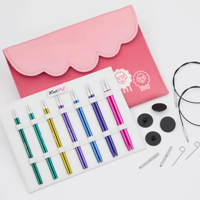 KnitPro Zing Special Midi-Set 10 cm, austauschbare Spitzen 3–5 mm