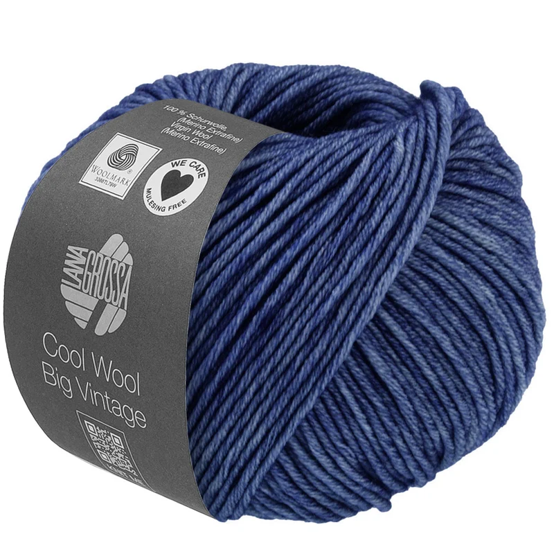 Lana Grossa Cool Wool Vintage Big 7190 Kornblume