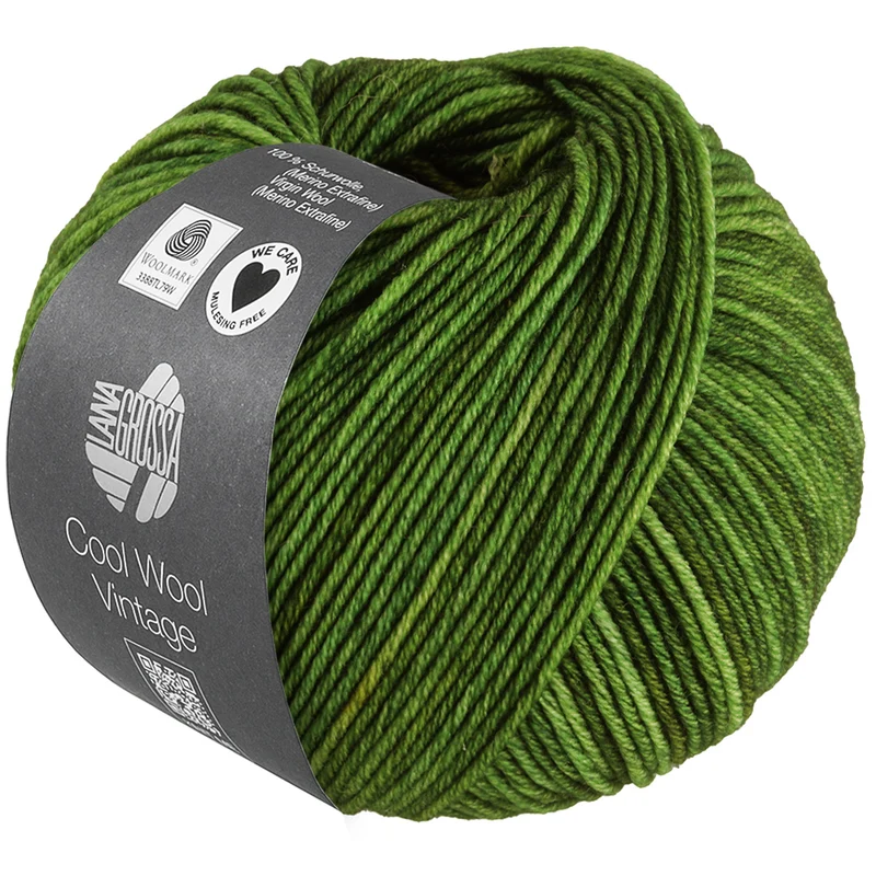 Lana Grossa Cool Wool Vintage 7392 Grasgrün